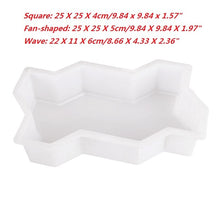 Load image into Gallery viewer, Garden Walk Pavement Mold DIY Manually Paving Cement Brick Stone Road Concrete Molds Path Maker Reusable DIY Manually Paving